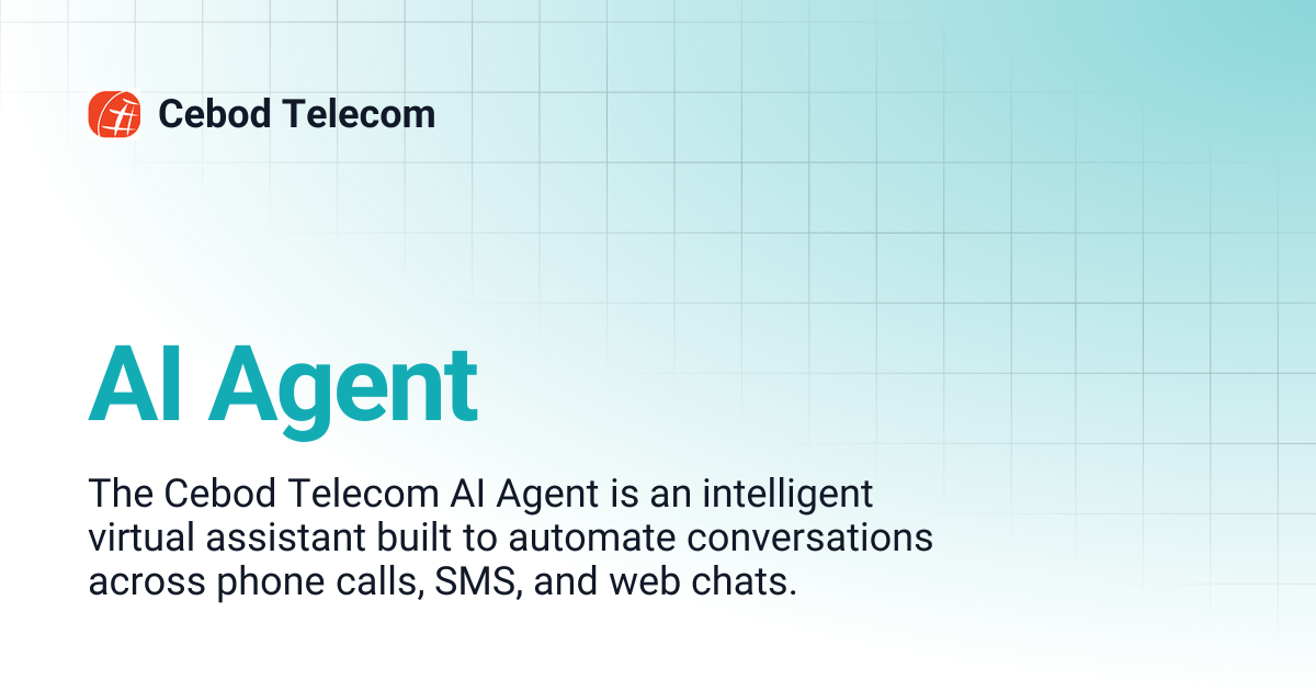 AI Agent | Cebod Telecom